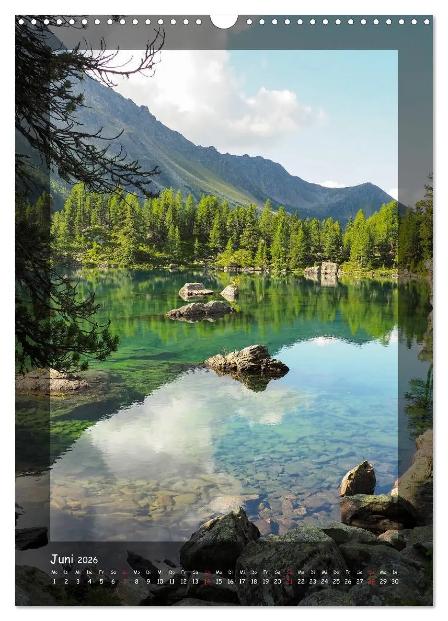 Bild: 9783516392678 | Bergwelten Wandkalender (Wandkalender 2026 DIN A3 hoch), CALVENDO...
