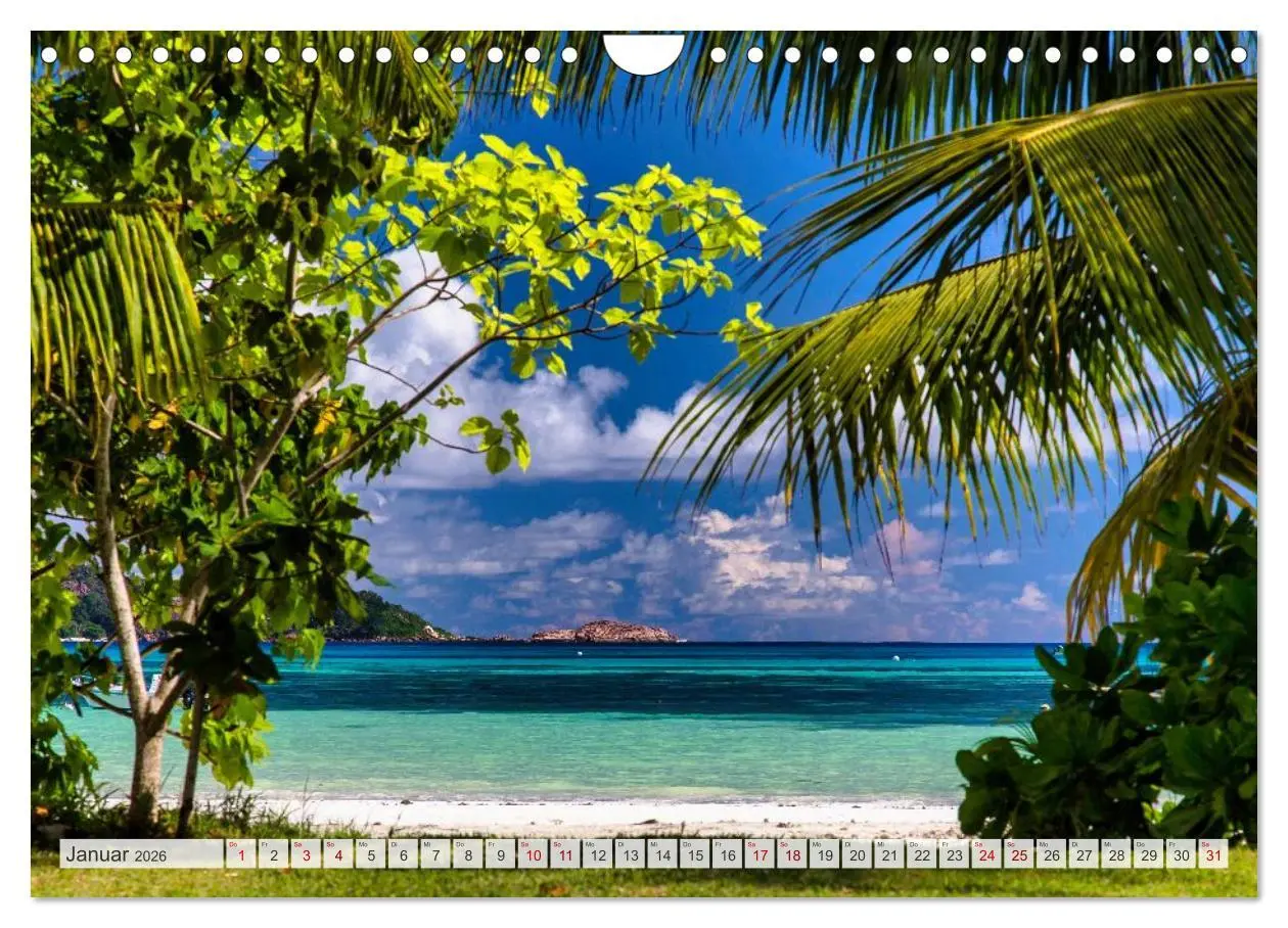 Bild: 9783516532678 | Die Seychellen - ganz nah am Paradies (Wandkalender 2026 DIN A4...
