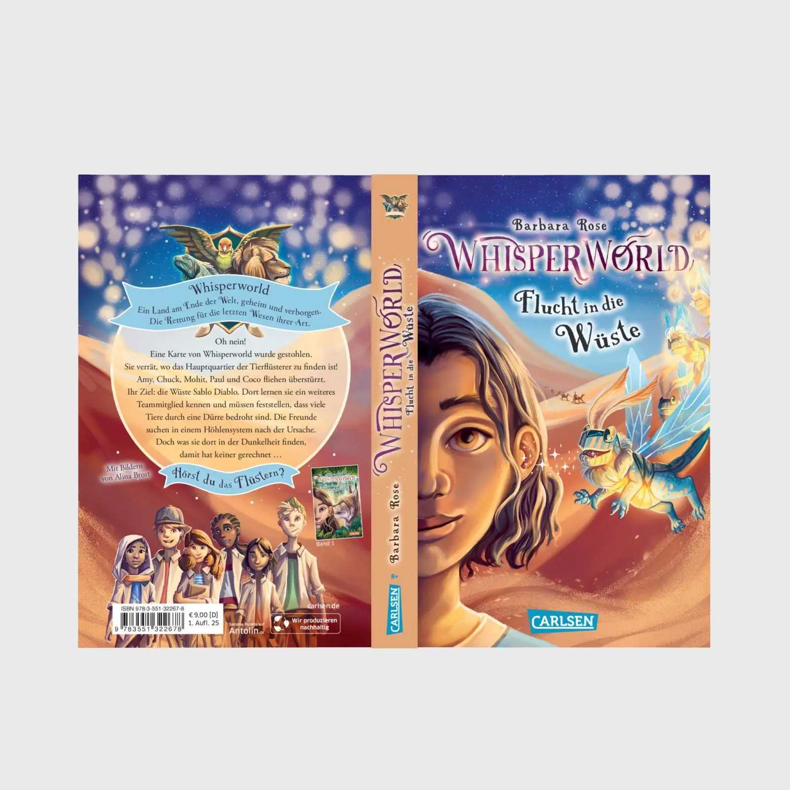 Bild: 9783551322678 | Whisperworld 2: Flucht in die Wüste | Barbara Rose | Taschenbuch
