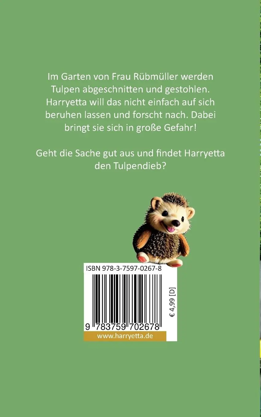 Rückseite: 9783759702678 | Harryetta und der Tulpendieb | Markus D. Mühleisen | Taschenbuch