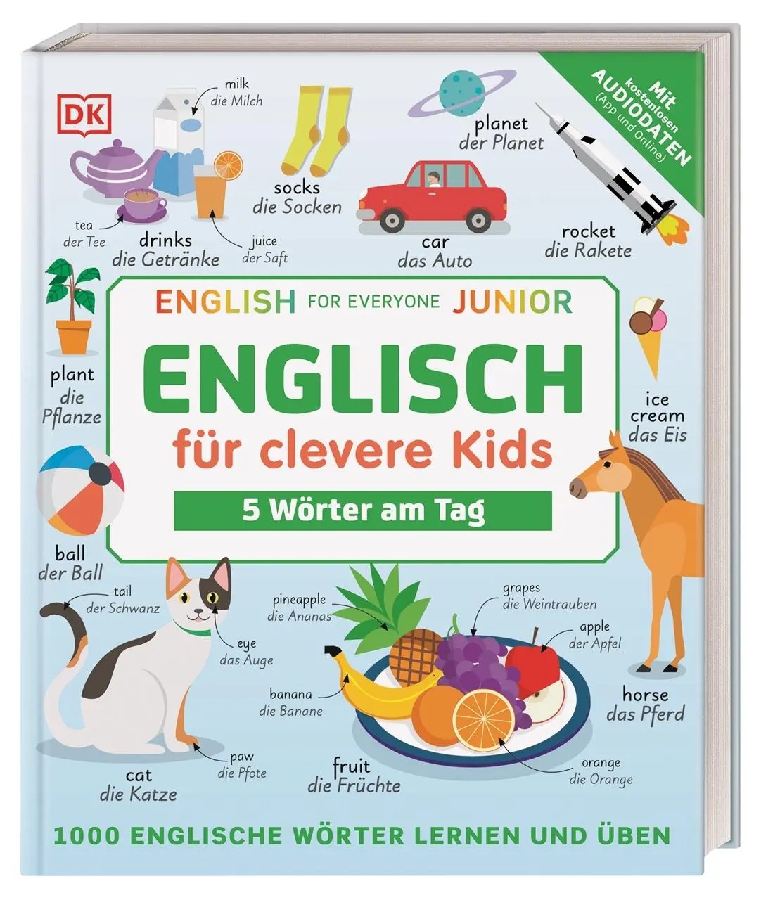 Cover: 9783831042678 | Englisch für clevere Kids - 5 Wörter am Tag | DK Verlag - Kids | Buch