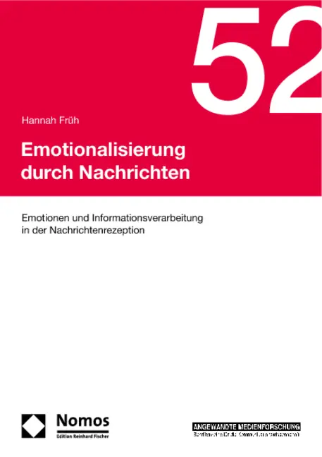Cover: 9783832962678 | Emotionalisierung durch Nachrichten | Hannah Früh | Taschenbuch | 2011