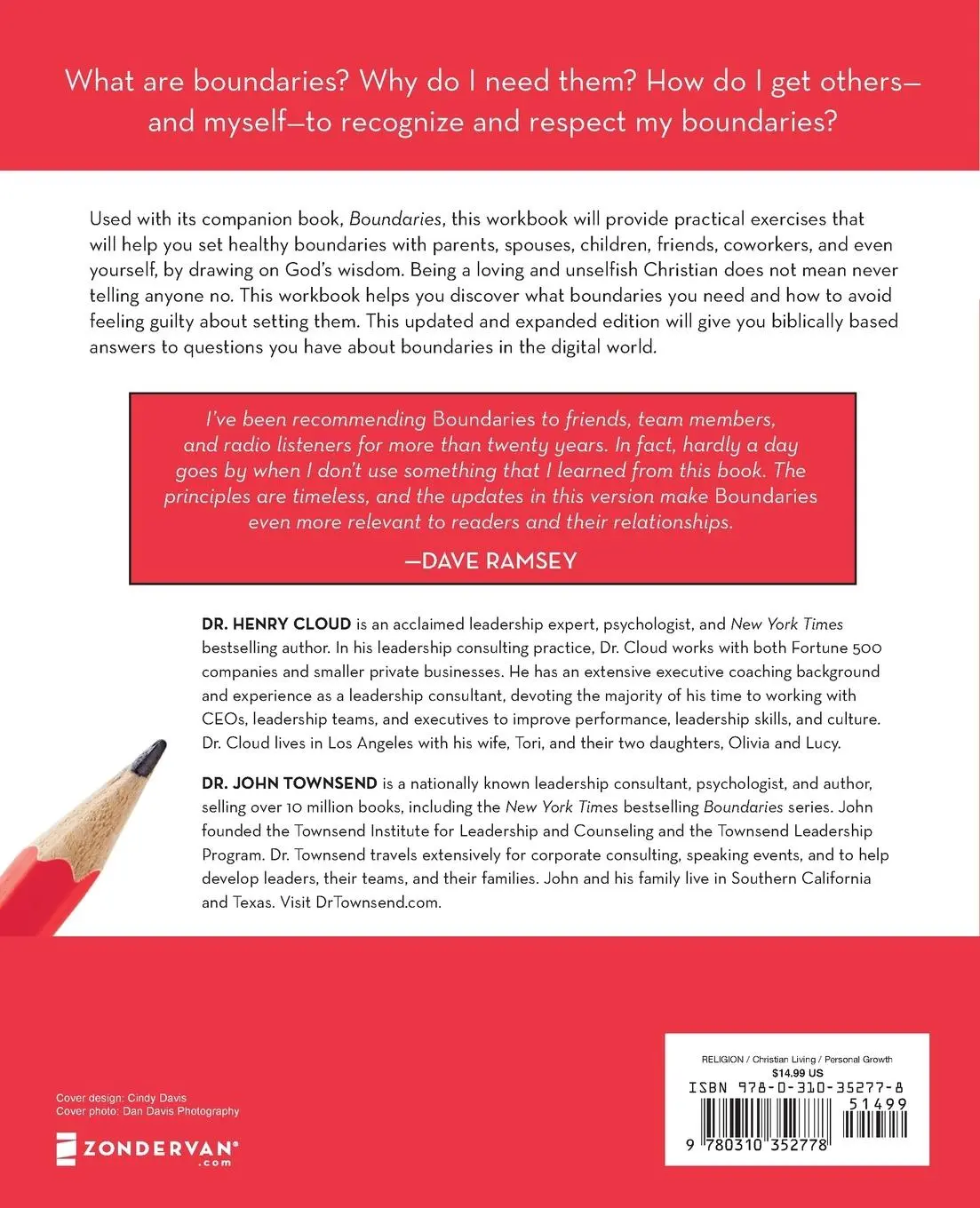 Rückseite: 9780310352778 | Boundaries Workbook | Henry Cloud (u. a.) | Taschenbuch | Englisch