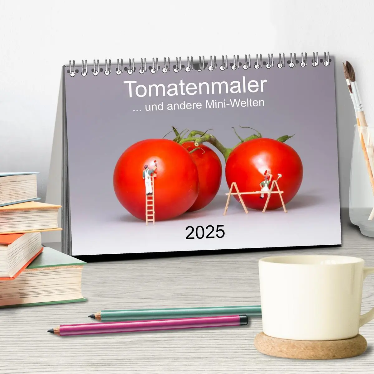 Bild: 9783435582778 | Tomatenmaler ... und andere Mini-Welten (Tischkalender 2025 DIN A5...