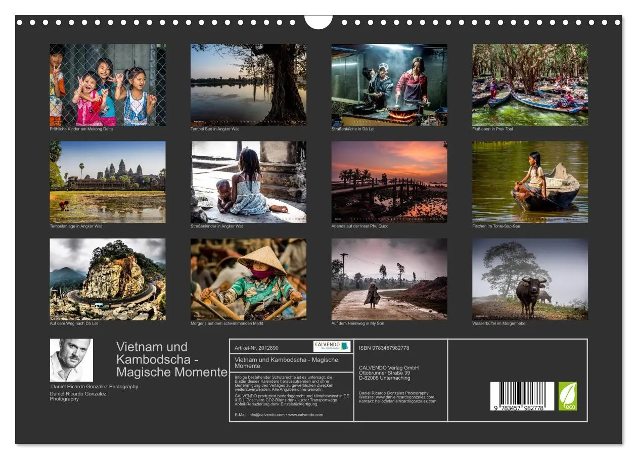 Bild: 9783457982778 | Vietnam und Kambodscha - Magische Momente. (Wandkalender 2026 DIN...