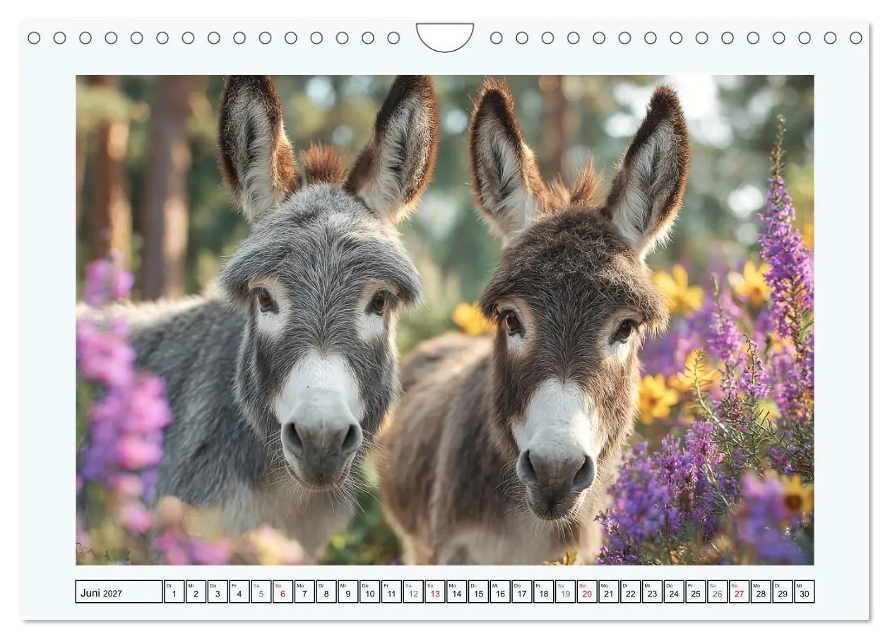Bild: 9783516762778 | Sanfte Eselpoesie. Momente zwischen Bergwelt und Meer (Wandkalender...