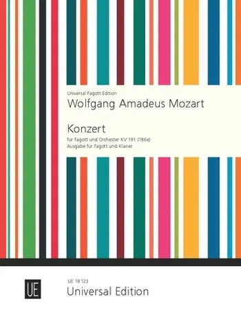 Cover: 9783702402778 | Concerto For Bassoon K. 191 | Wolfgang Amadeus Mozart | Klavierauszug
