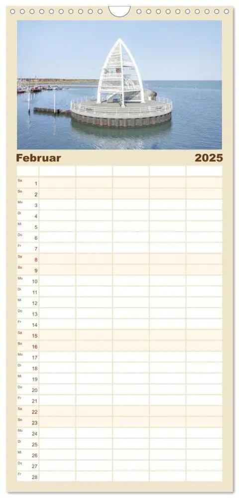 Bild: 9783457102978 | Familienplaner 2025 - Moin Juist mit 5 Spalten (Wandkalender, 21 x...