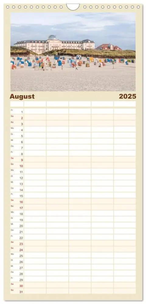 Bild: 9783457102978 | Familienplaner 2025 - Moin Juist mit 5 Spalten (Wandkalender, 21 x...