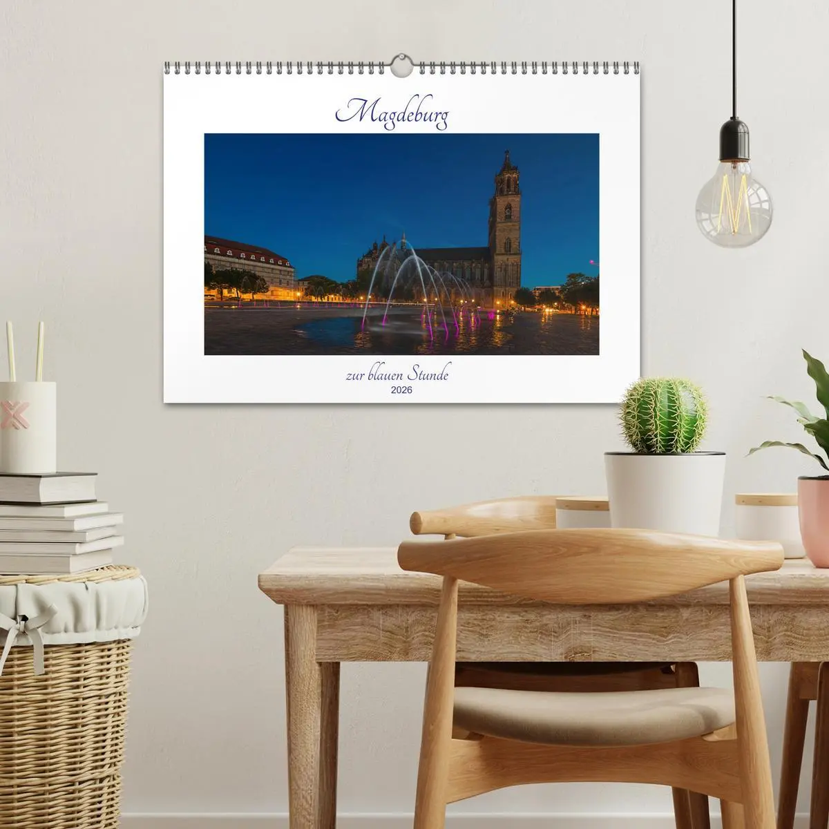 Bild: 9783457652978 | Magdeburg zur blauen Stunde (Wandkalender 2026 DIN A3 quer),...