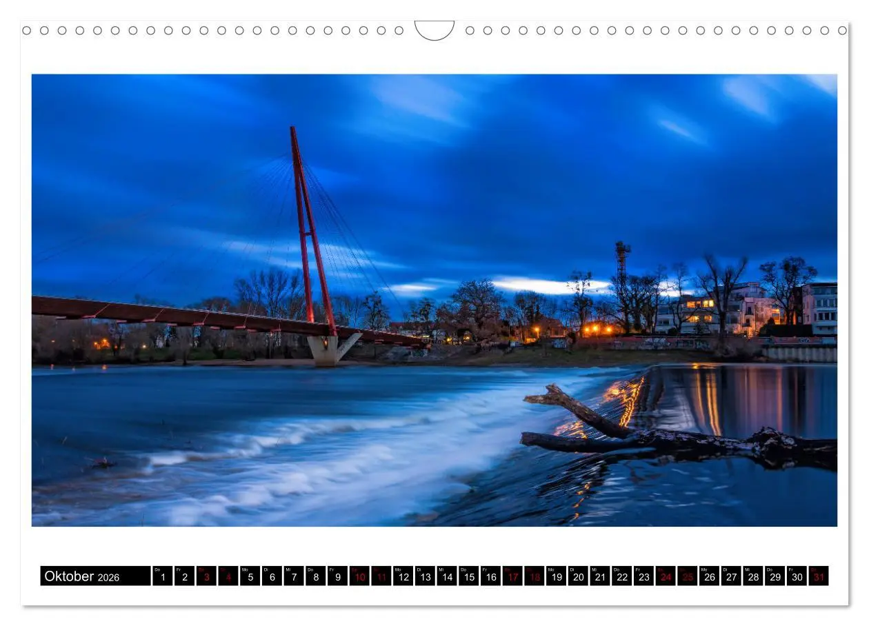 Bild: 9783457652978 | Magdeburg zur blauen Stunde (Wandkalender 2026 DIN A3 quer),...