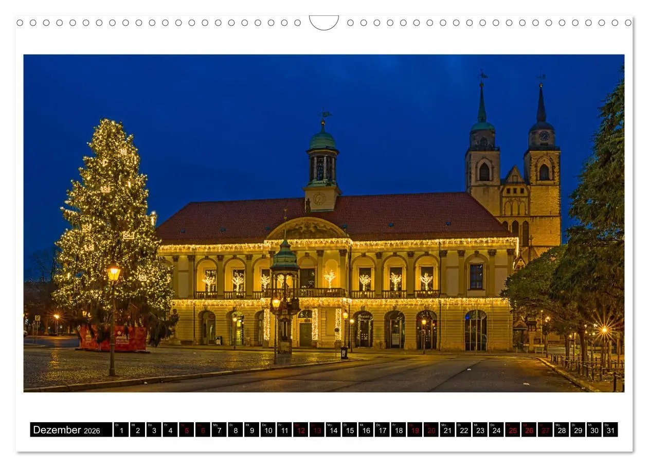 Bild: 9783457652978 | Magdeburg zur blauen Stunde (Wandkalender 2026 DIN A3 quer),...