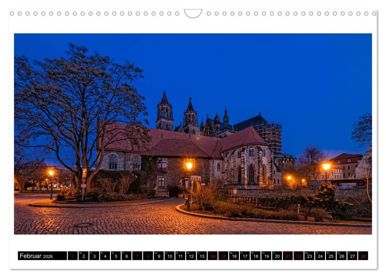 Bild: 9783457652978 | Magdeburg zur blauen Stunde (Wandkalender 2026 DIN A3 quer),...