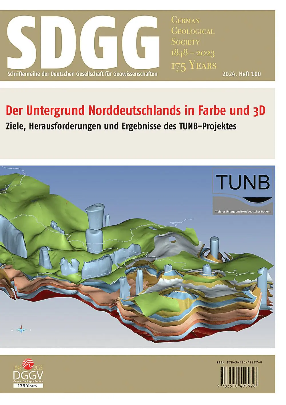 Cover: 9783510492978 | Der Untergrund Norddeutschlands in Farbe und 3D | Karsten Obst (u. a.)