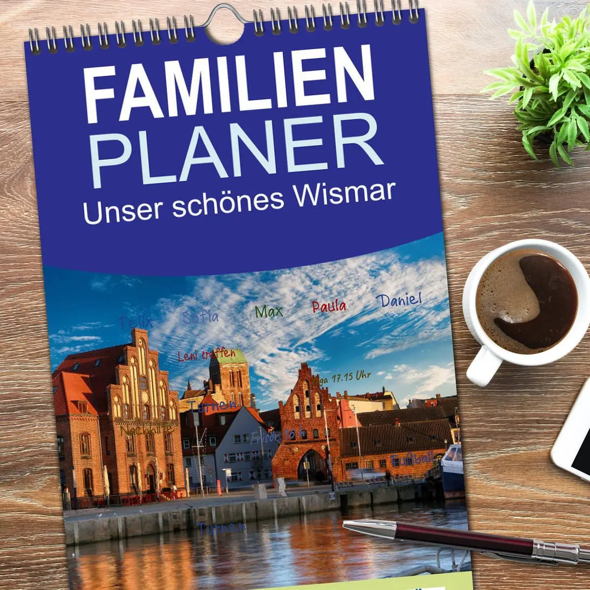 Bild: 9783516502978 | Familienplaner 2026 - Unser schönes Wismar mit 5 Spalten...