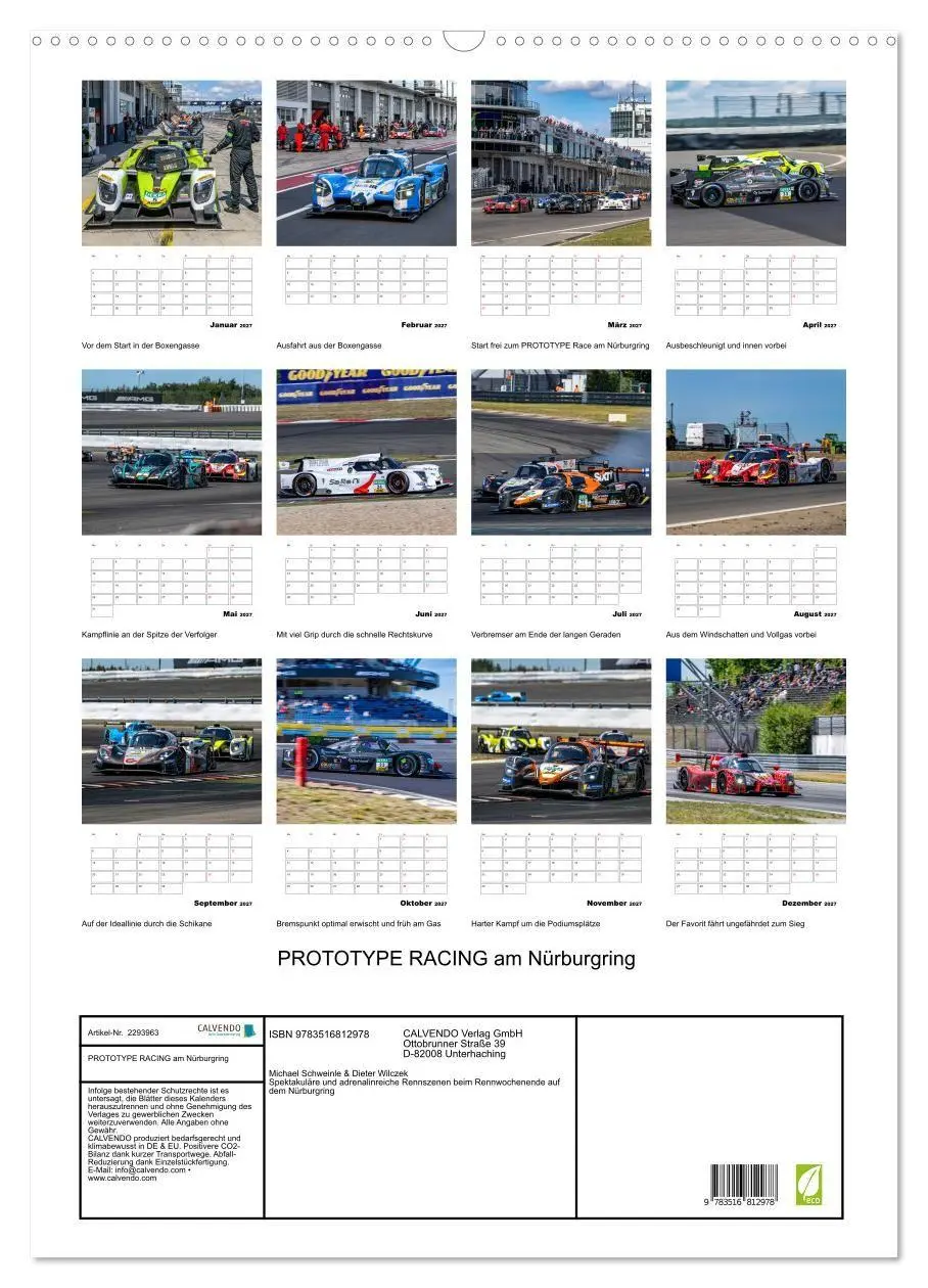 Bild: 9783516812978 | PROTOTYPE RACING am Nürburgring (Wandkalender 2027 DIN A2 hoch),...