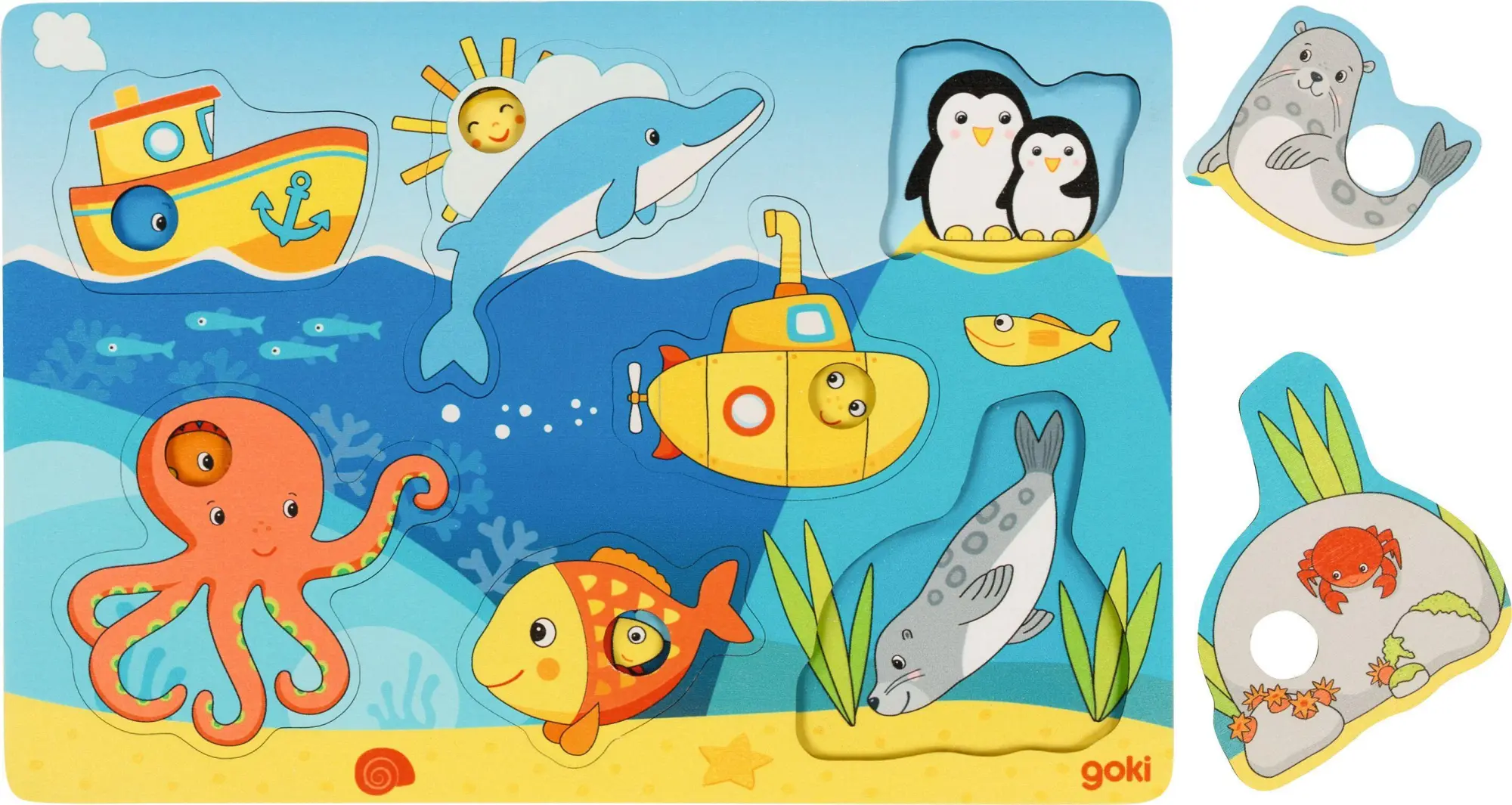 Cover: 4013594573078 | Hintergrundbildpuzzle Meerestiere | Spiel | 57307 | Deutsch | 2026
