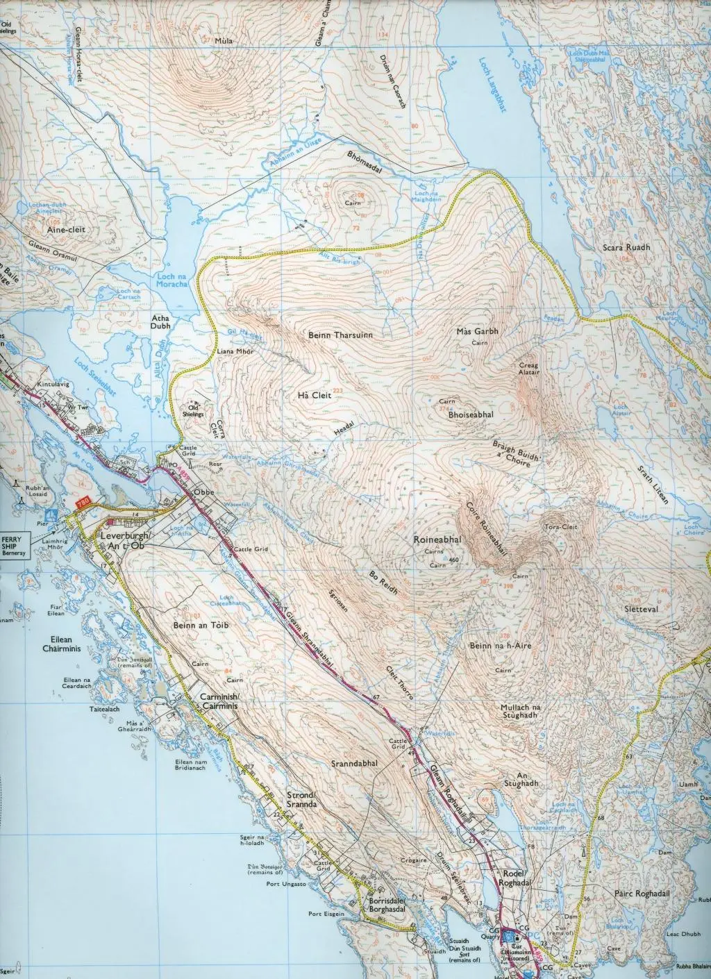Bild: 9780319473078 | South Harris/Ceann a Deas Na Hearadh | Ordnance Survey | (Land-)Karte