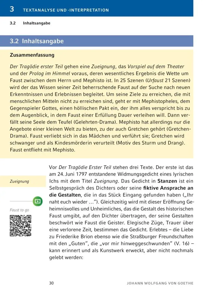 Bild: 9783129303078 | Faust I von Johann Wolfgang von Goethe - Textanalyse und...