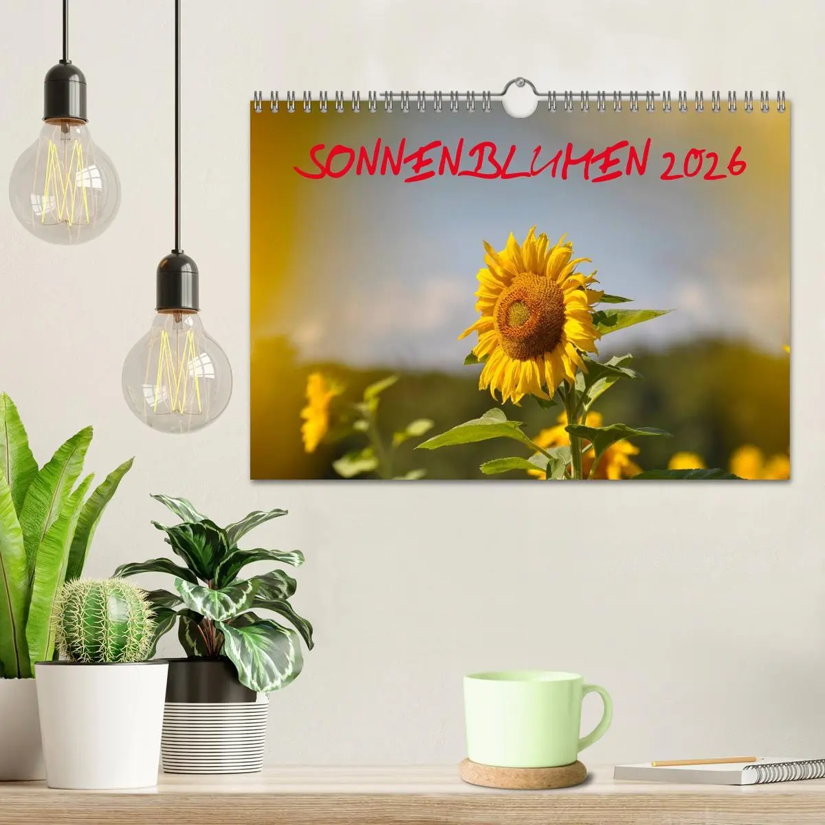 Bild: 9783516183078 | Sonnenblumen 2026 (Wandkalender 2026 DIN A4 quer), CALVENDO...