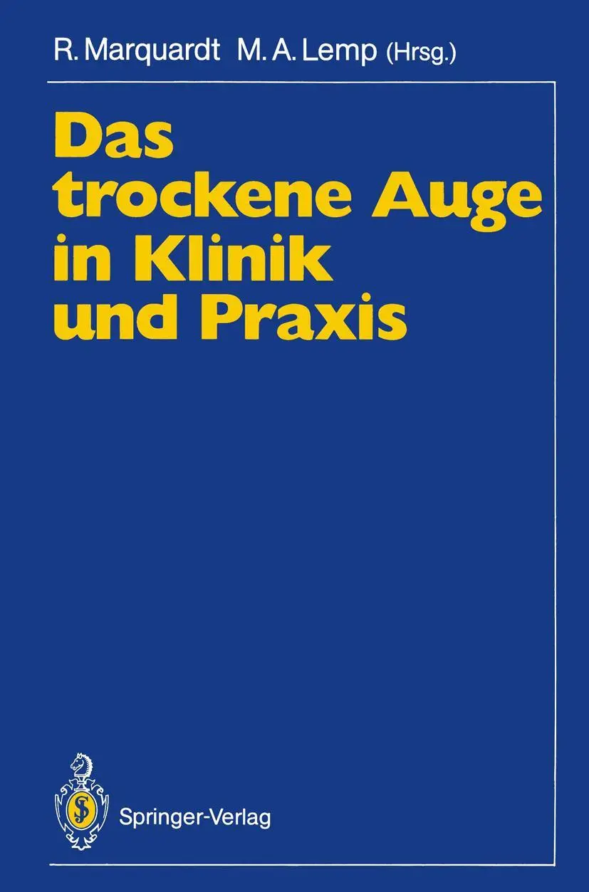 Cover: 9783540533078 | Das trockene Auge in Klinik und Praxis | Michael A. Lemp (u. a.) | xii
