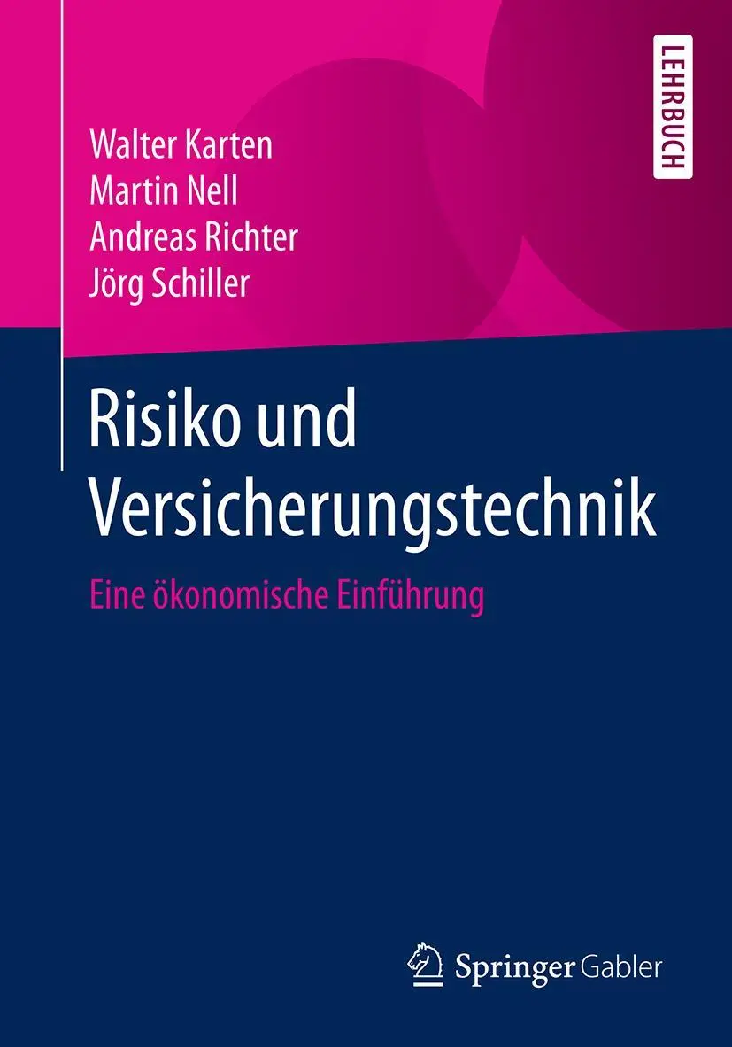 Cover: 9783658063078 | Risiko und Versicherungstechnik | Eine ökonomische Einführung | Buch Cover: 9783658063078 | Risiko und Versicherungstechnik | Eine ökonomische Einführung | Buch