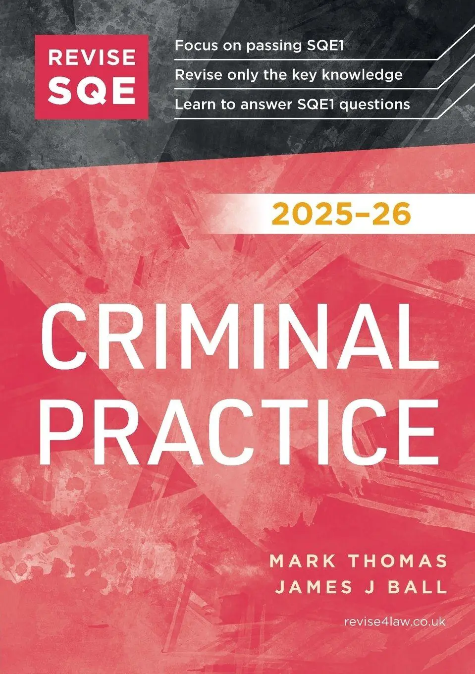 Cover: 9781917183178 | Revise SQE Criminal Practice 2025-26 | Mark Thomas (u. a.) | Buch