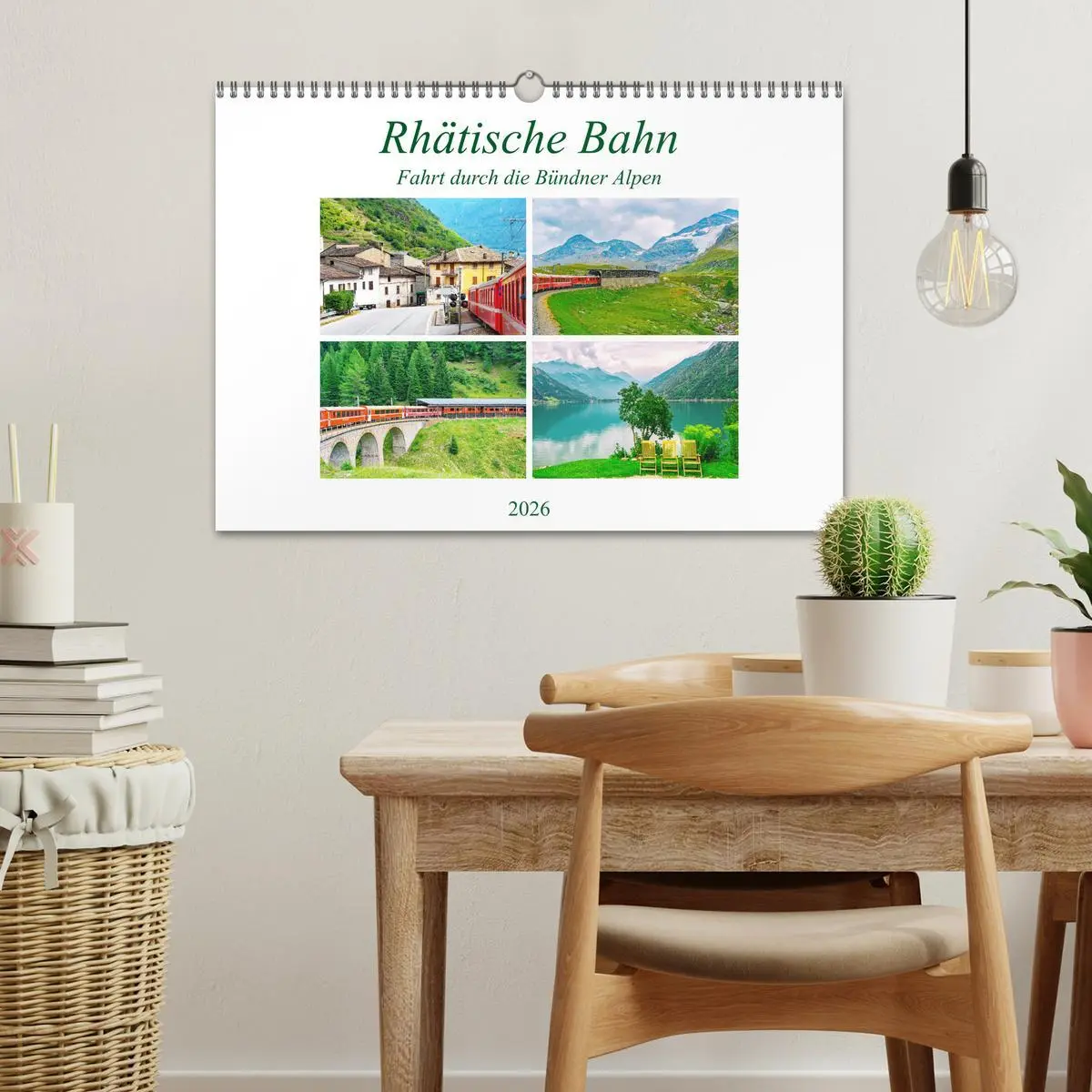 Bild: 9783457773178 | Rhätische Bahn - Fahrt durch die Bündner Alpen (Wandkalender 2026...
