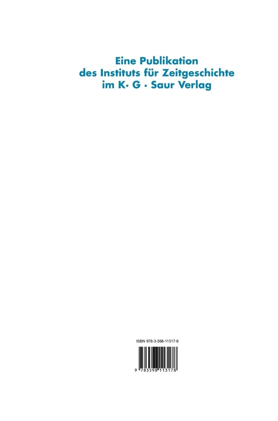 Rückseite: 9783598113178 | HITLER-PROZEß 1924 TL.1 | Lothar Gruchmann (u. a.) | Buch | LXV | 1997