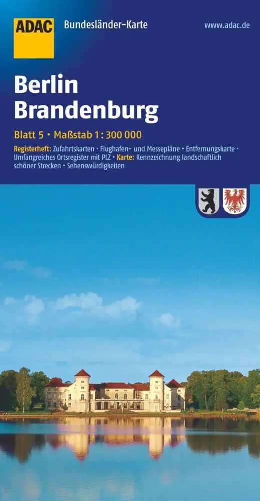 Cover: 9783826423178 | ADAC Bundesländerkarte Deutschland 05 Berlin, Brandenburg 1:300.000