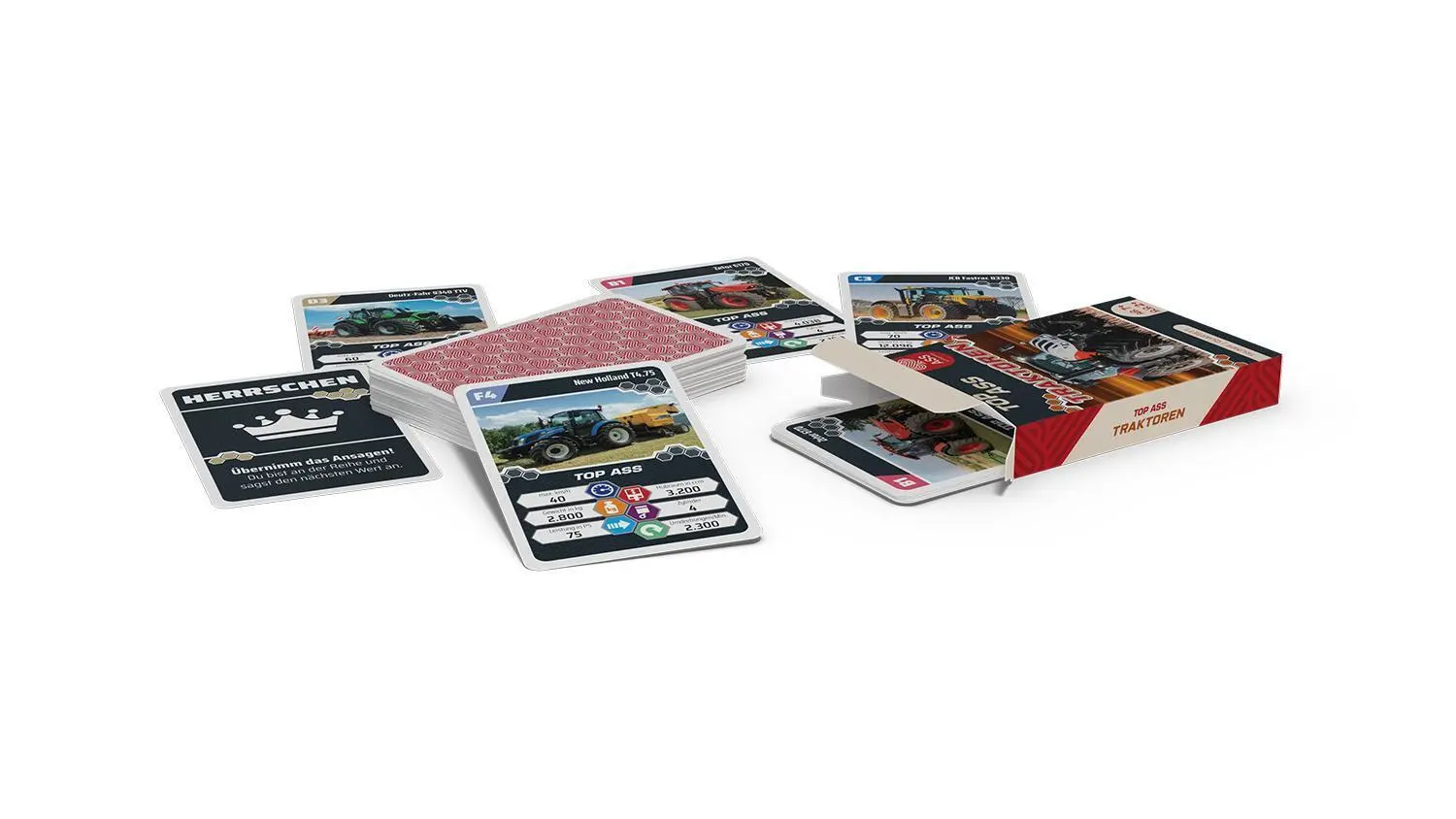 Bild: 4042677713278 | TOP ASS® - Traktoren NEU | Spielkartenfabrik Altenburg GmbH | Spiel