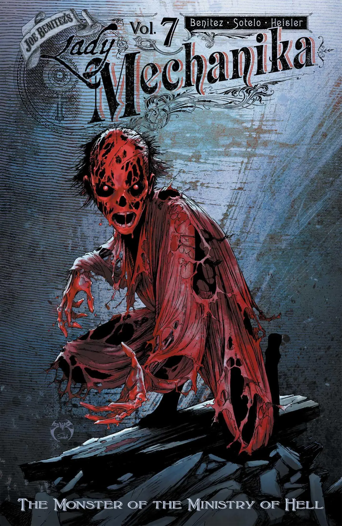 Cover: 9781534323278 | Lady Mechanika Volume 7: The Monster of the Ministry of Hell | Benitez