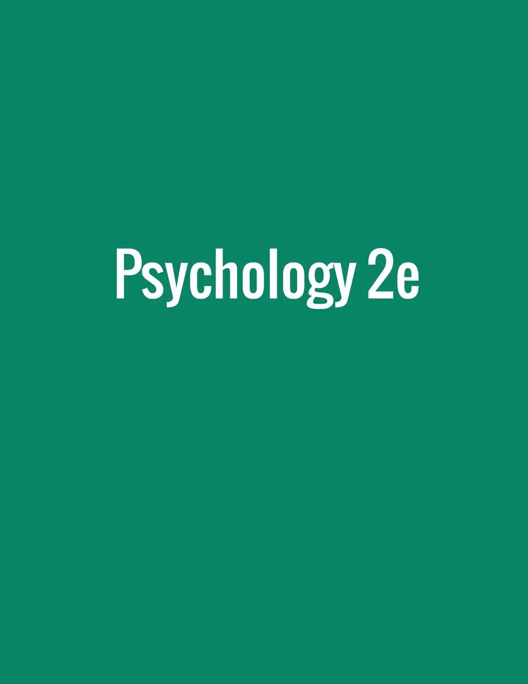 Cover: 9781680923278 | Psychology 2e | Rose M. Spielman (u. a.) | Taschenbuch | Englisch