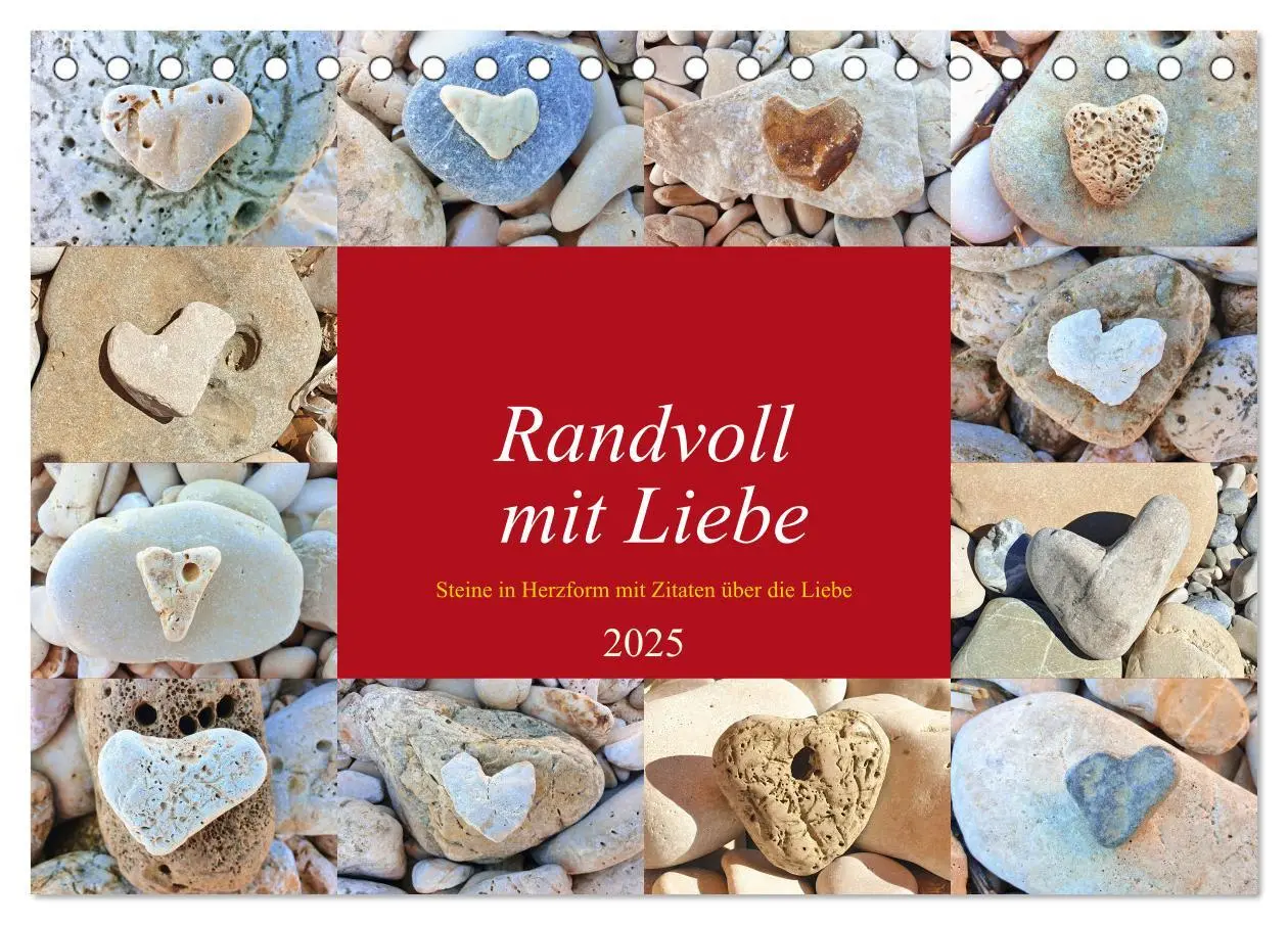 Cover: 9783383893278 | Randvoll mit Liebe (Tischkalender 2025 DIN A5 quer), CALVENDO...