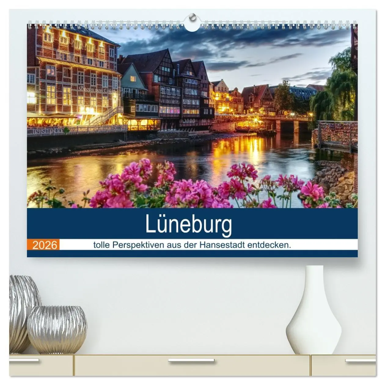 Cover: 9783457453278 | Lüneburg (hochwertiger Premium Wandkalender 2026 DIN A2 quer),...