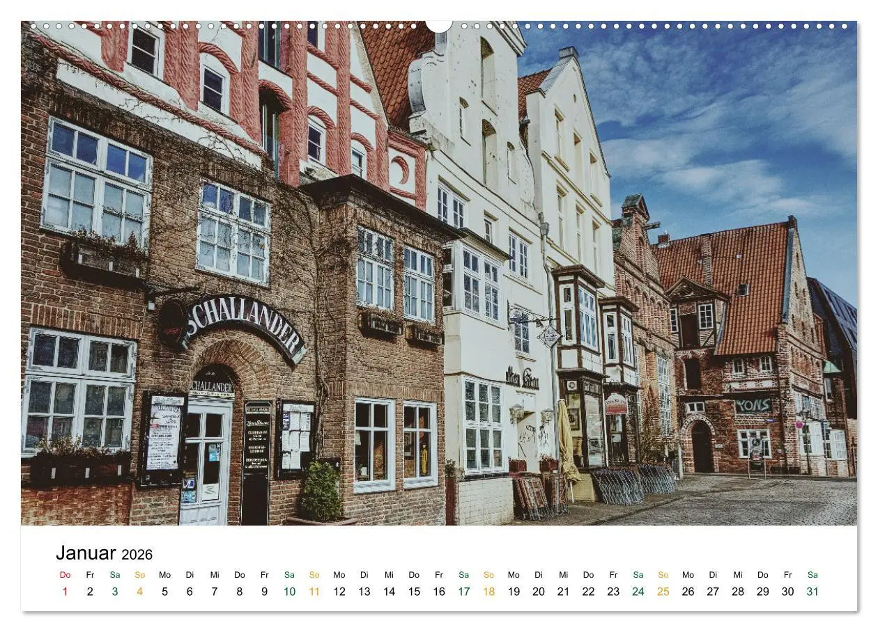 Bild: 9783457453278 | Lüneburg (hochwertiger Premium Wandkalender 2026 DIN A2 quer),...