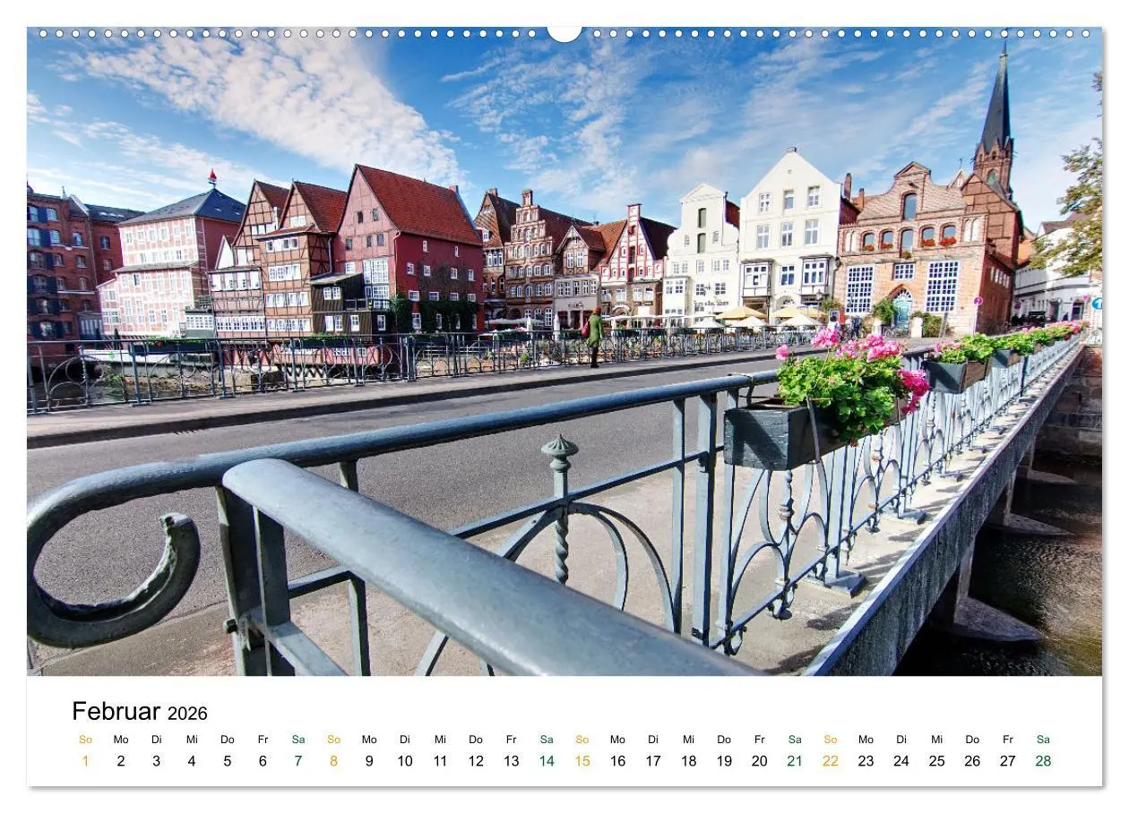 Bild: 9783457453278 | Lüneburg (hochwertiger Premium Wandkalender 2026 DIN A2 quer),...