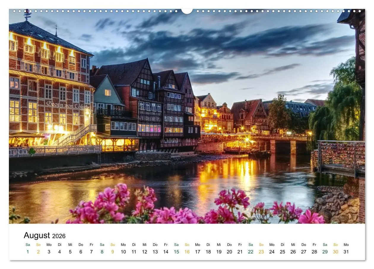 Bild: 9783457453278 | Lüneburg (hochwertiger Premium Wandkalender 2026 DIN A2 quer),...