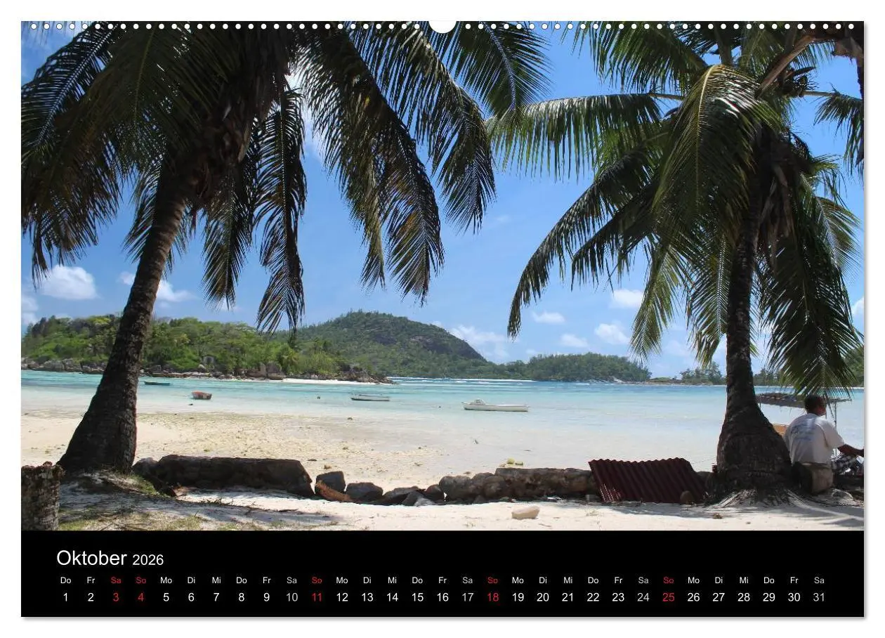 Bild: 9783516163278 | Seychellen (Wandkalender 2026 DIN A2 quer), CALVENDO Monatskalender