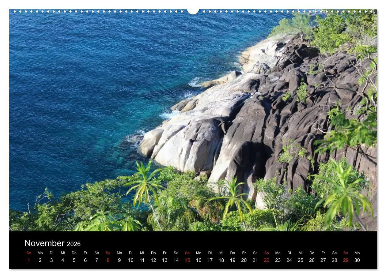 Bild: 9783516163278 | Seychellen (Wandkalender 2026 DIN A2 quer), CALVENDO Monatskalender