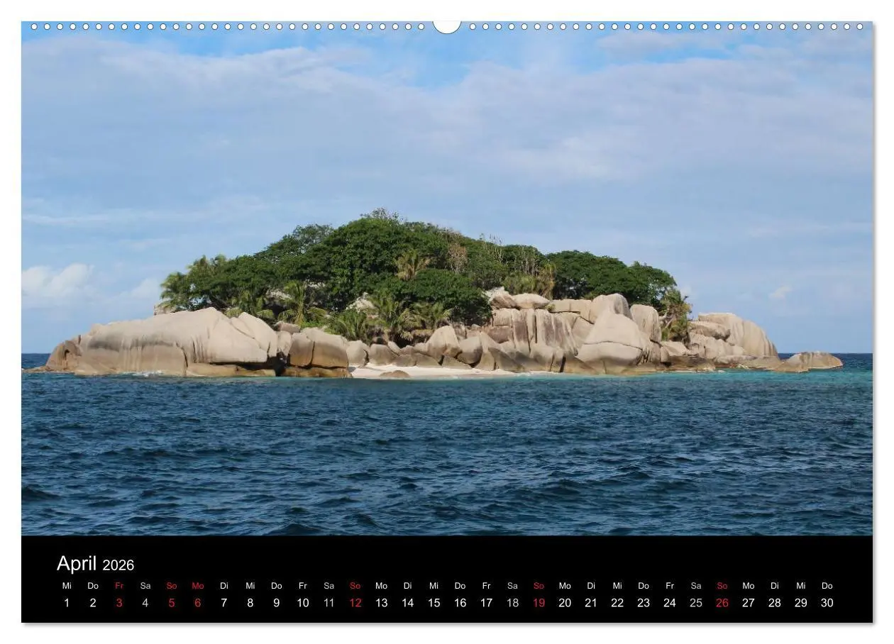 Bild: 9783516163278 | Seychellen (Wandkalender 2026 DIN A2 quer), CALVENDO Monatskalender