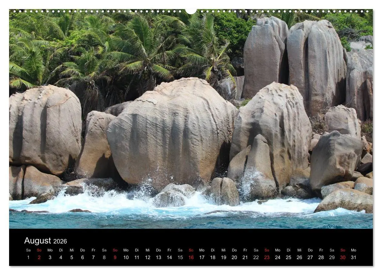 Bild: 9783516163278 | Seychellen (Wandkalender 2026 DIN A2 quer), CALVENDO Monatskalender