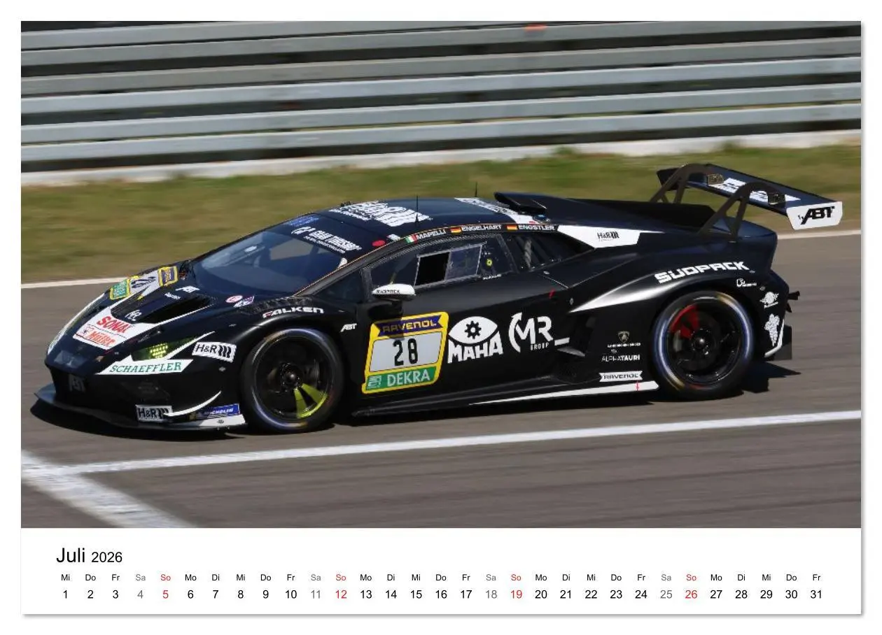 Bild: 9783516233278 | 24h am Ring (Wandkalender 2026 DIN A3 quer), CALVENDO Monatskalender