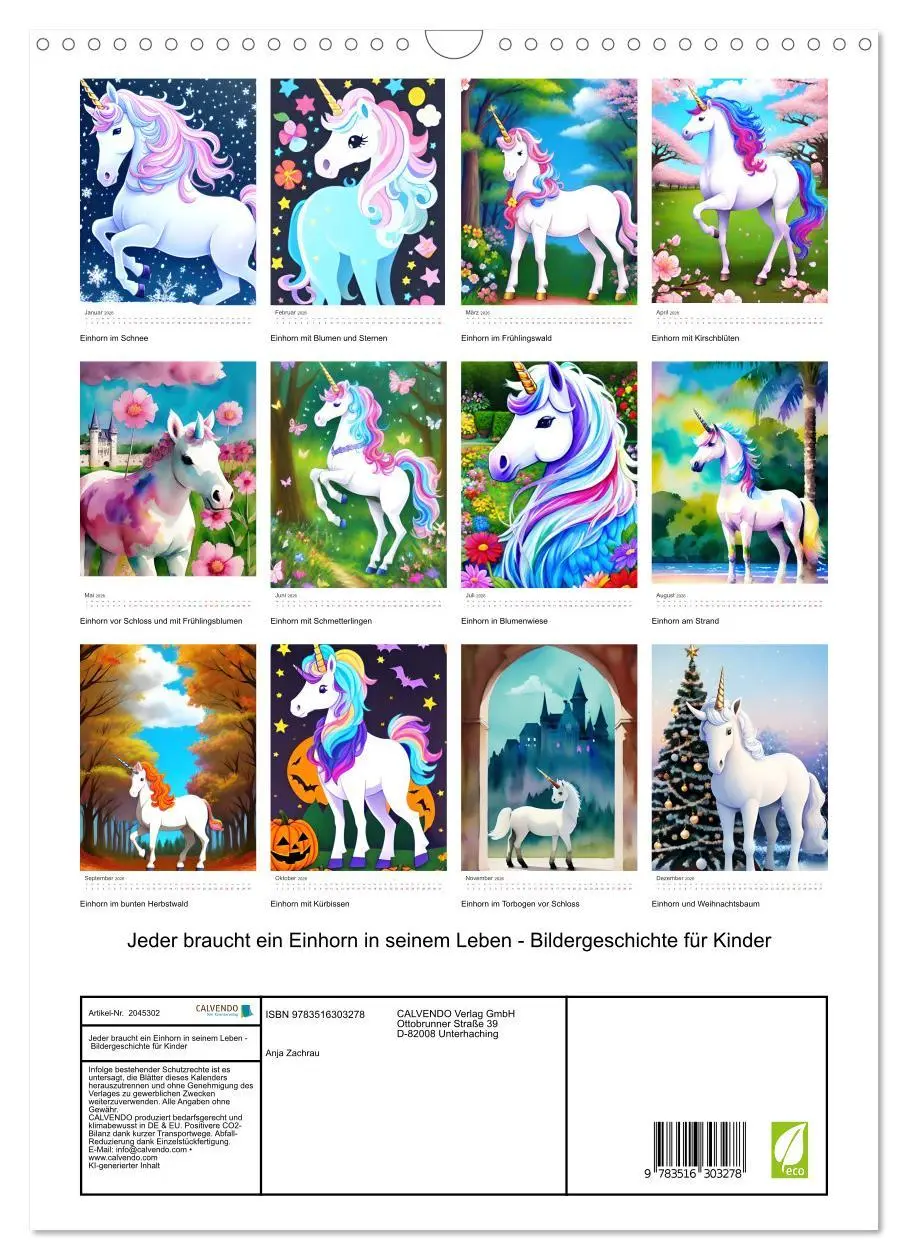 Bild: 9783516303278 | Jeder braucht ein Einhorn in seinem Leben - Bildergeschichte für...