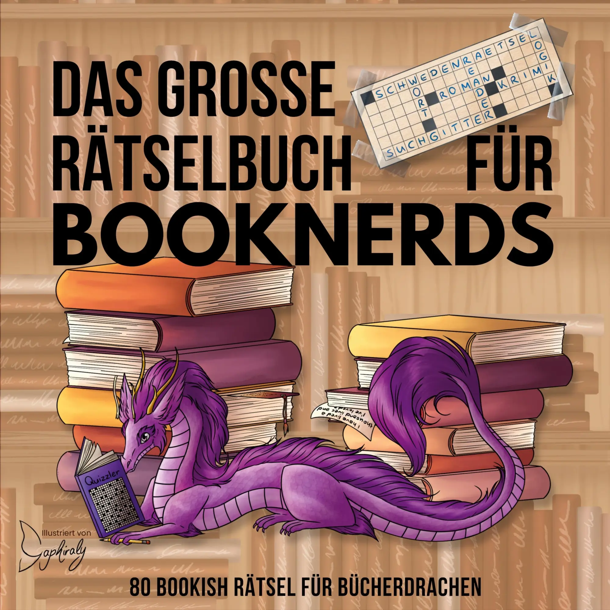 Cover: 9783696353278 | Das große Rätselbuch für Booknerds | Gabriella Queen | Taschenbuch