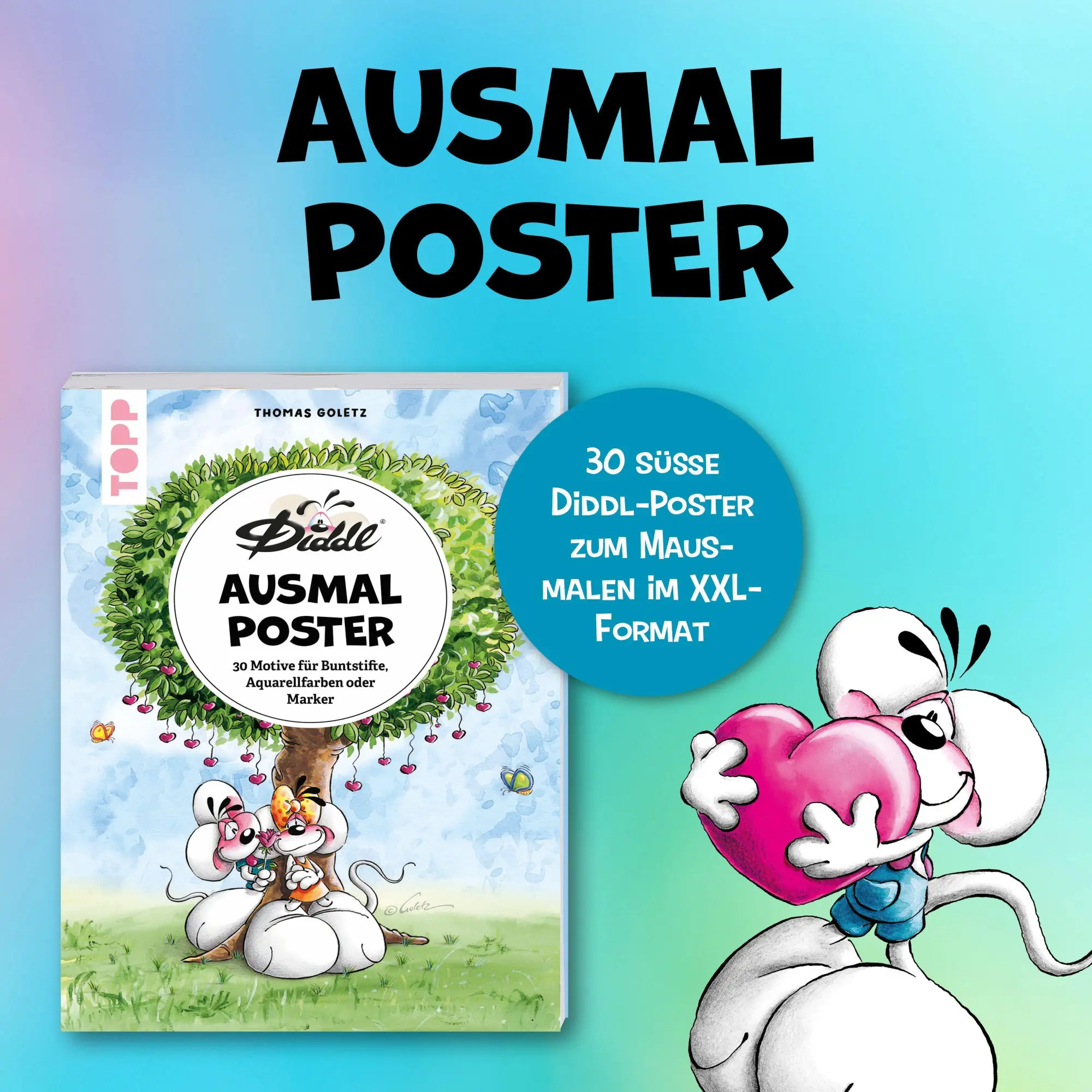 Bild: 9783735883278 | DIDDL - Ausmalposter | Diddl (u. a.) | Taschenbuch | 72 S. | Deutsch