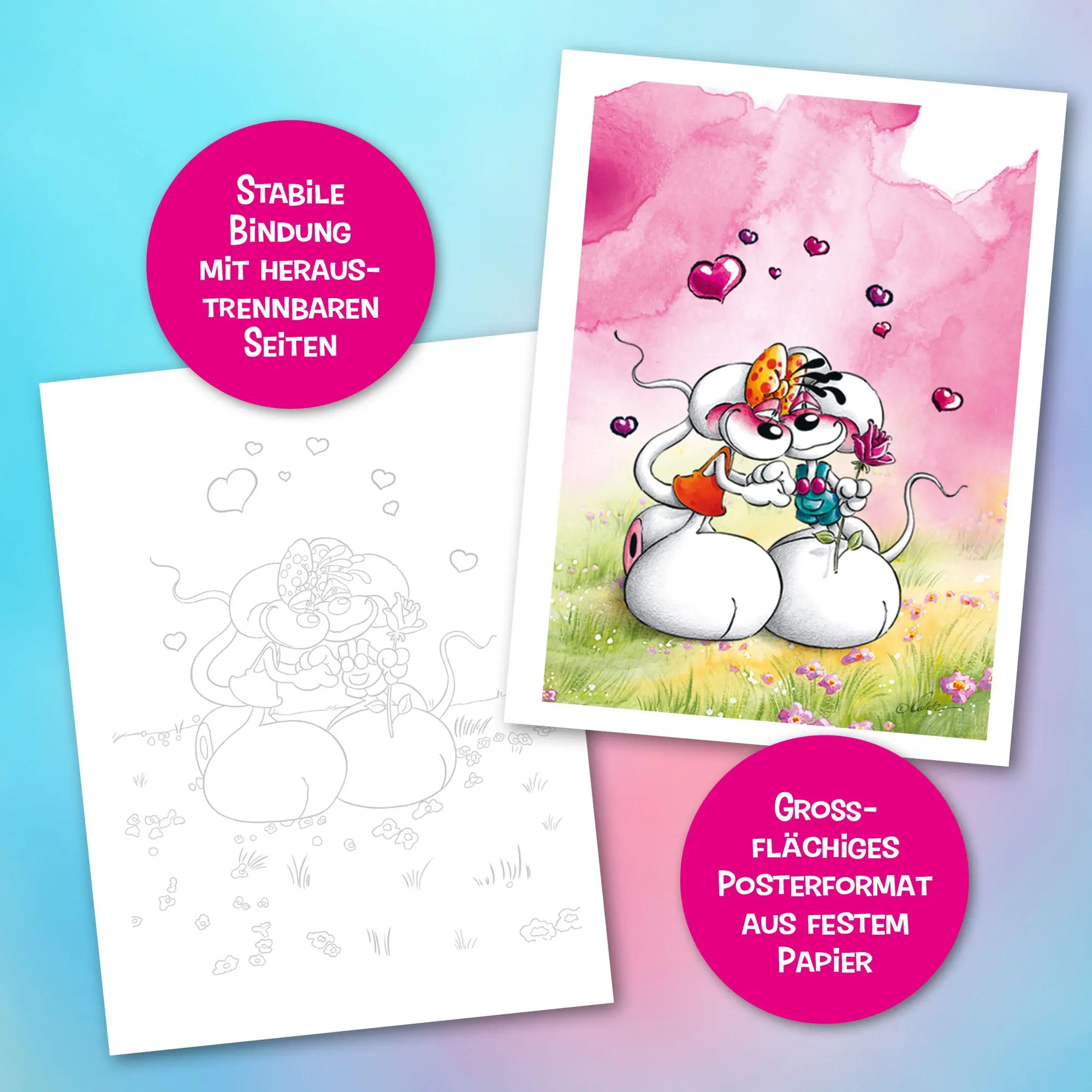 Bild: 9783735883278 | DIDDL - Ausmalposter | Diddl (u. a.) | Taschenbuch | 72 S. | Deutsch