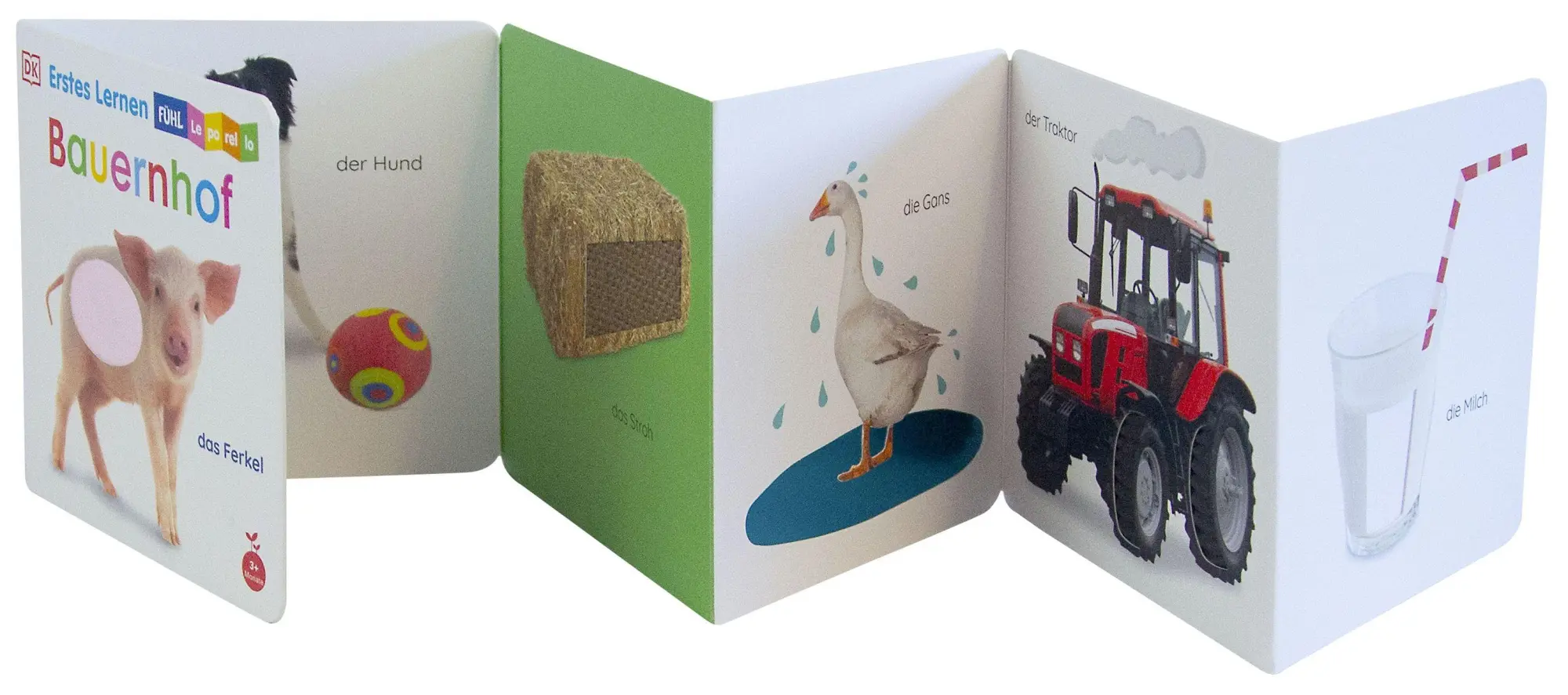 Bild: 9783831053278 | Erstes Lernen Fühl-Leporello. Bauernhof | DK Erstes Lernen | Buch