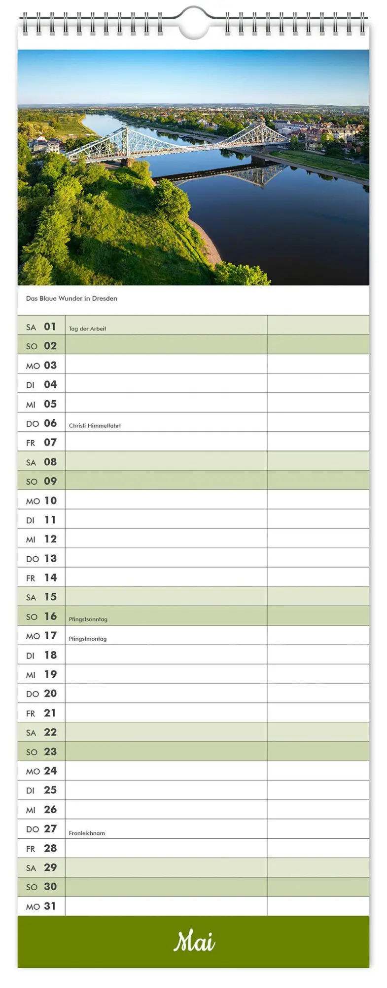 Bild: 9783912303278 | Küchenkalender Dresden und Umgebung 2027 | K4 Verlag (u. a.) | Deutsch