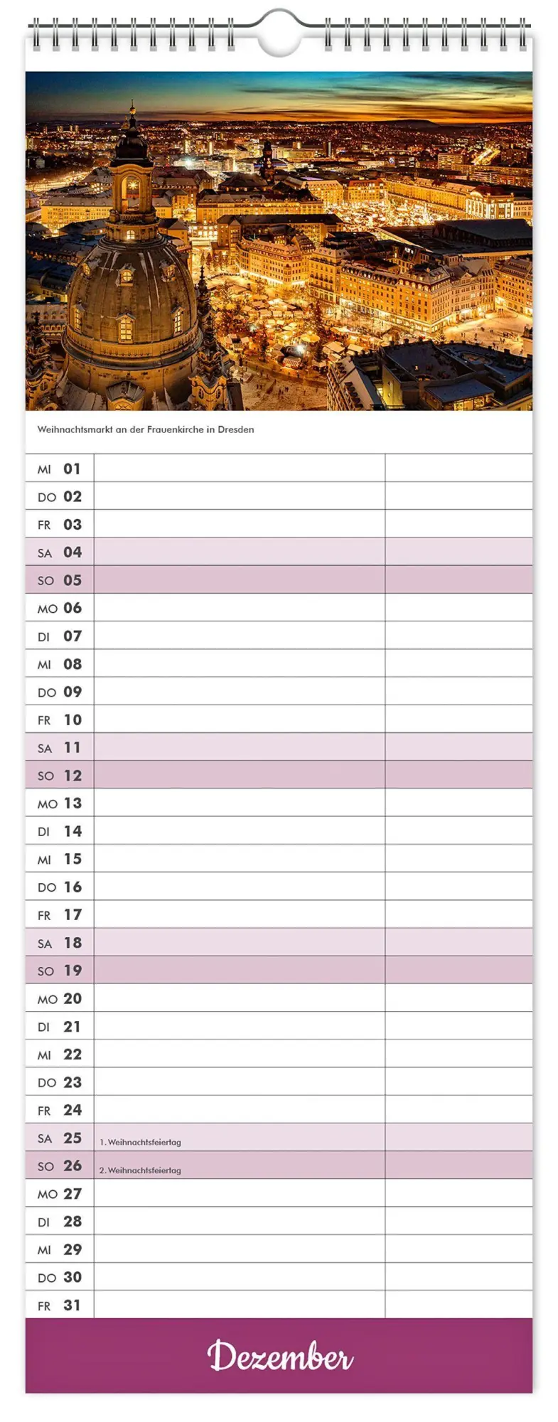Bild: 9783912303278 | Küchenkalender Dresden und Umgebung 2027 | K4 Verlag (u. a.) | Deutsch